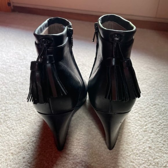 STEPHANE KELIAN Paris Black Wedge Booties – FR36 – US 6 - Picture 6 of 13